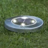 STAR TRADING Solcellelamper|Udendørs Spot>LED-solcellelampe Lawnlight, med jordspyd