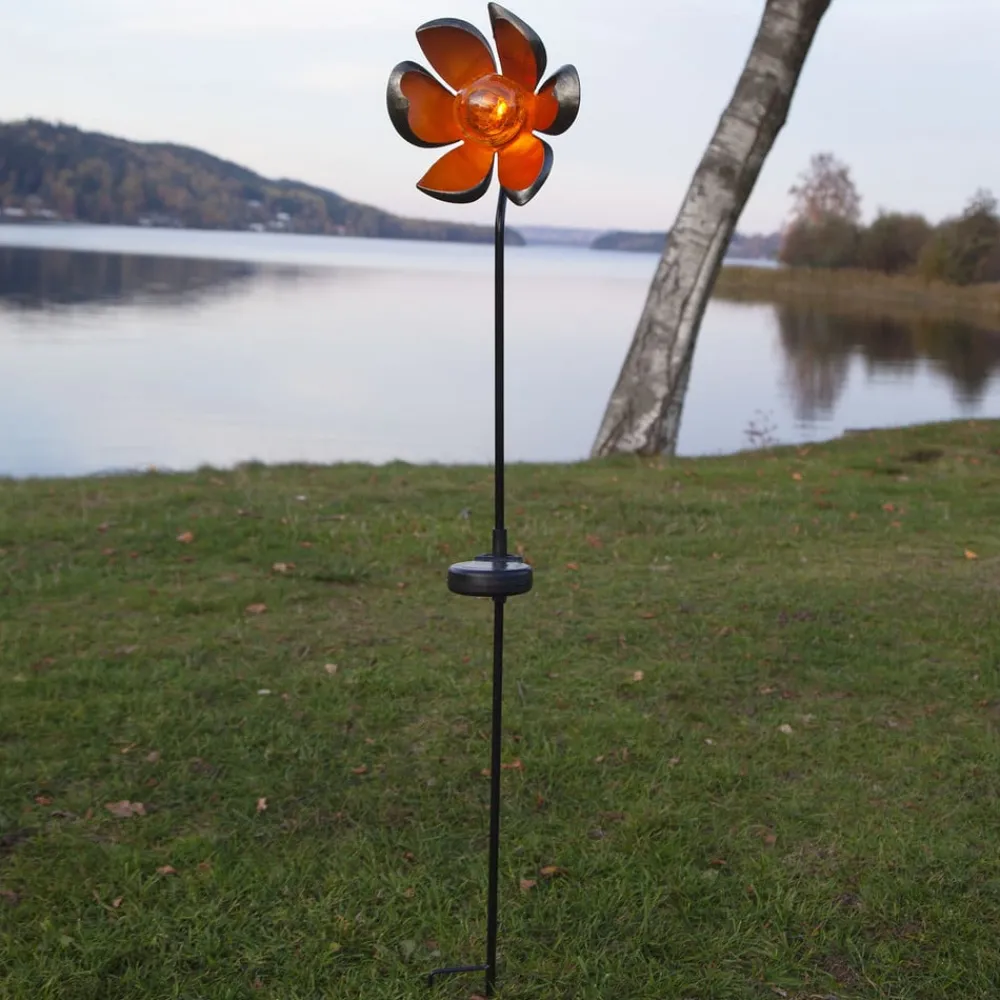 STAR TRADING Dekorationsbelysning>LED-solcellelampe Melilla, blomst