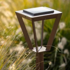 LED-solcellelampe Metro med sensor, corten^Les Jardins Clearance