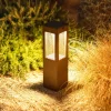 LED-solcellelampe på piedestal Tradition Sensor Corten 40 cm^Les Jardins Sale