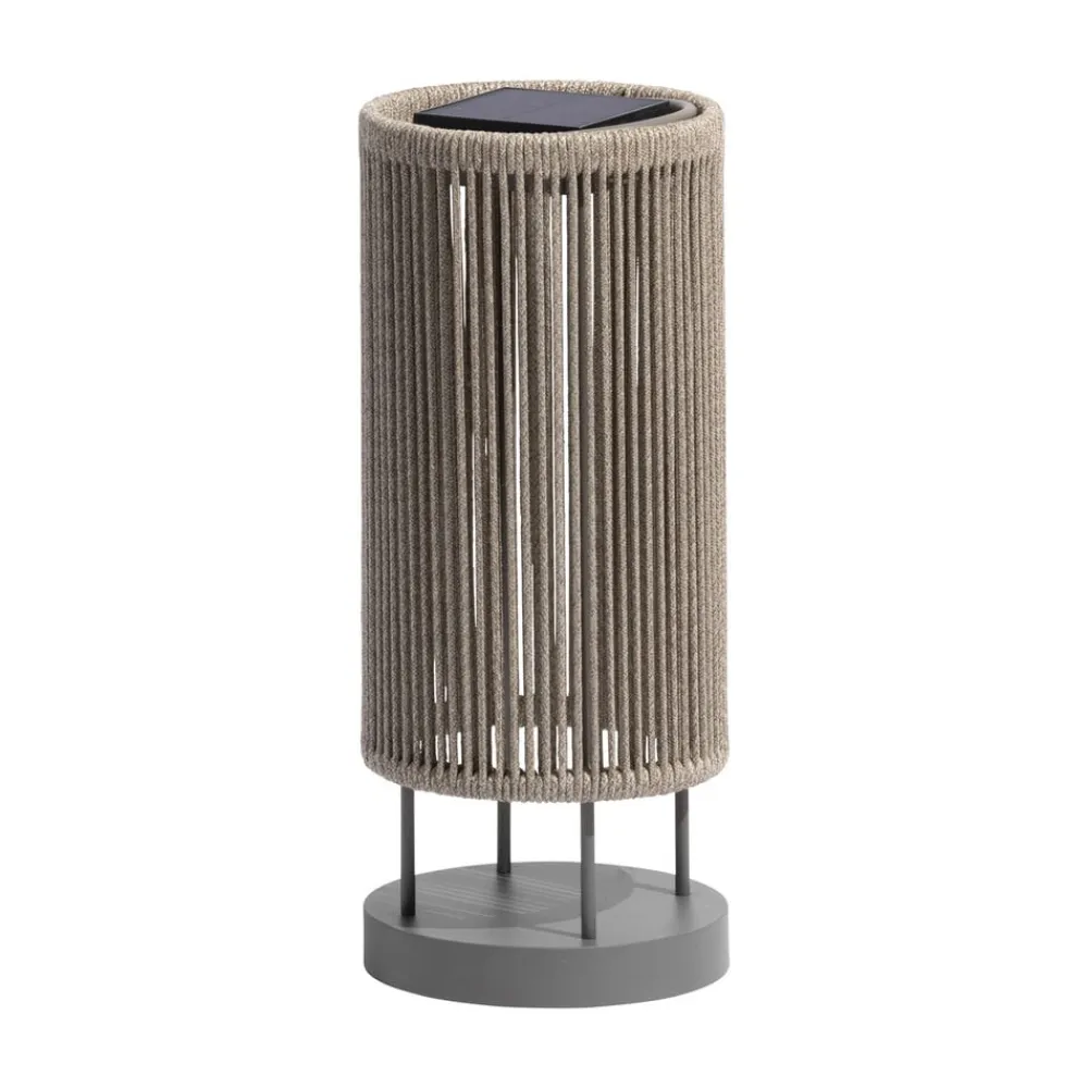 Les Jardins Solcellelamper>LED-solcellelampe Rop&Strip Højde 58 cm, 3.000 K, 500 lm