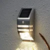 STAR TRADING LED-solcellelampe til vægmontering Wally, bevægelsessensor