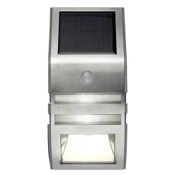 STAR TRADING LED-solcellelampe til vægmontering Wally, bevægelsessensor