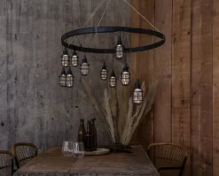 STAR TRADING LED-solcellelyskæde Cage, 8 lyskilder