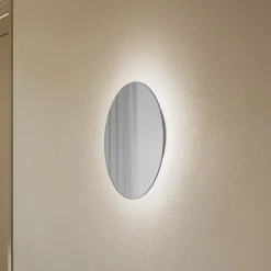 Nowodvorski Lighting Møbel Og Interiør>LED-spejl Ring M, Ø 29 cm, glas, varmhvid