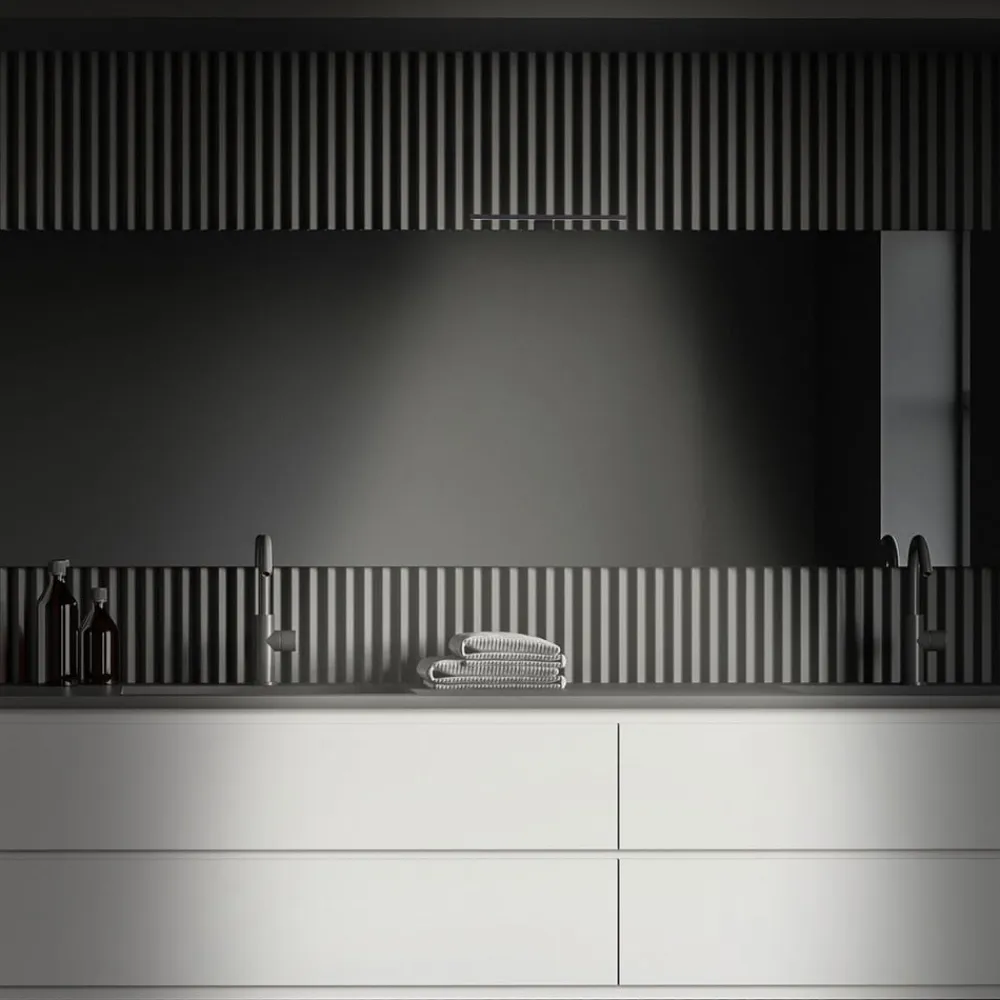 Briloner LED-spejlbelysning Dun Brilo, IP44, bredde 30 cm