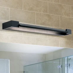 ORION LED-spejlbelysning Marilyn i sort, bredde 60 cm