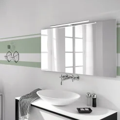 Ebir Væg- Og Spejllamper|Væglamper>LED-spejlbelysning Pandora, krom, bredde 45,8 cm