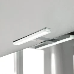 LED-spejlbelysning Pandora, krom, bredde 30,8 cm^Ebir New