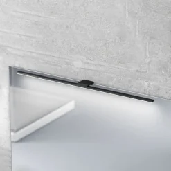 LED-spejlbelysning Triga IP44 sort 80 cm, 3.000K^MCJ Online