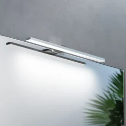 MCJ Væg- Og Spejllamper>LED-spejlbelysning Triga IP44, krom, 40 cm, 4.000K