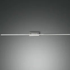 Fabas Luce LED-spejllampe Nala, forkromet, bredde 110 cm, metal