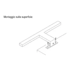 ONLI LED-spejllampe Nemo, 30 cm