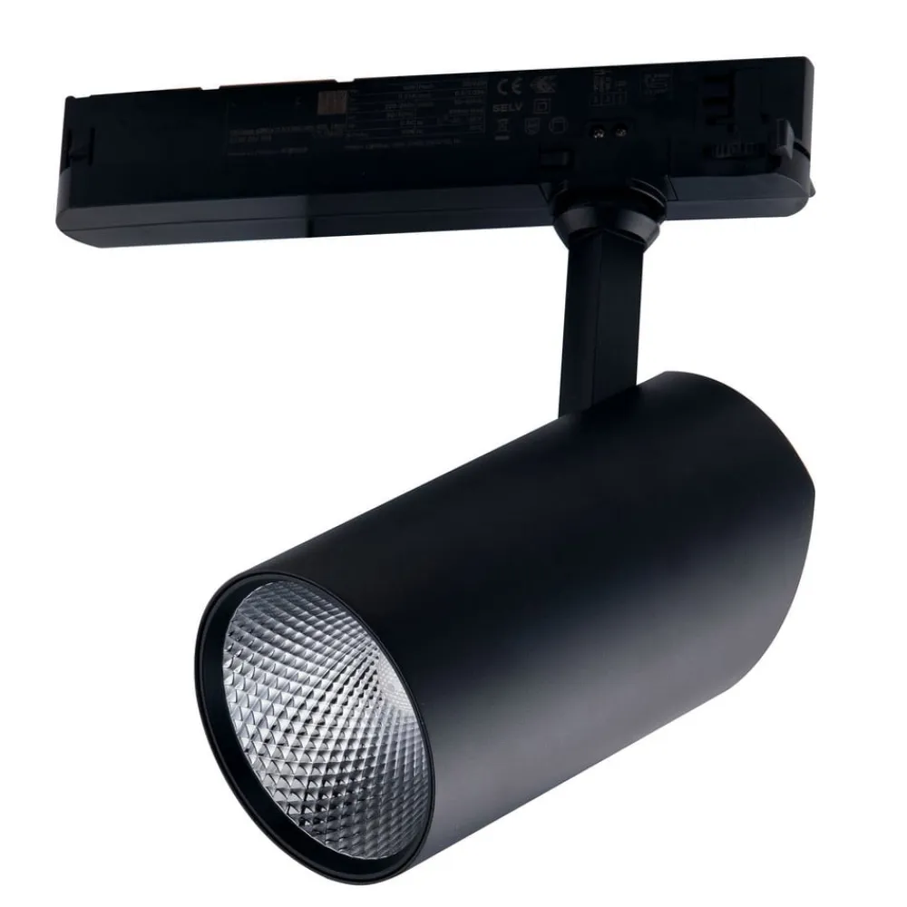 Eco-Light Skinnesystem>LED-spotlight Action 3.000K 13W sort