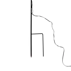 LED-stjerne, ude, med jordspyd, Ø 55 cm, hvid^STERNTALER Discount