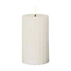 STAR TRADING LED-strip hvid 15 cm ægte voks batteridrevet