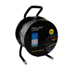 Müller-Licht Led Strips>LED-strip, længde 25 meter, 6.500 K IP65 Schuko-stik