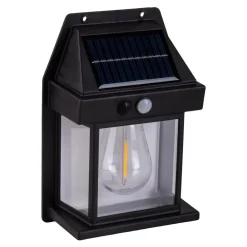 LED-udendørs væglampe Mira, sensor, sort, 2 stk. IP44^Näve Online