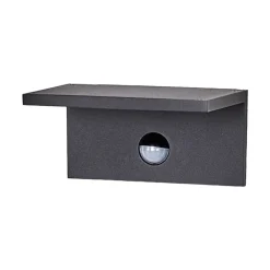 LED-udendørsvæglampe Darina, bevægelsessensor^Lucande Best