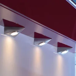 LED-underskabsbelysning Helena, trekant, sæt med 3^Paul Neuhaus Sale