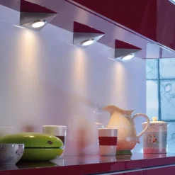 LED-underskabsbelysning Helena, trekant, sæt med 3^Paul Neuhaus Sale