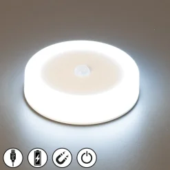 LED-underskabsbelysning Magnetics, Ø9cm, sensor, 6.500K^FH Lighting Online