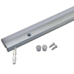 Hera LED-underskabsbelysning ModuLite F, aluminium, 120 cm, 3.000 K aluminium