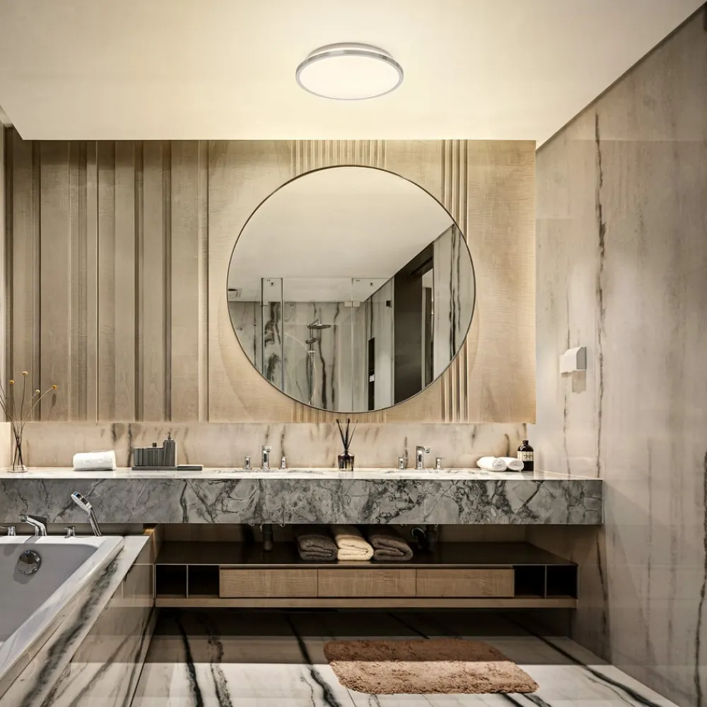 LEDVANCE Bathroom Ceiling LED-loftlampe, krom