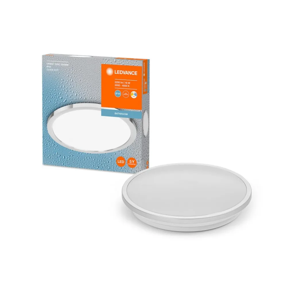 LEDVANCE Bathroom Ceiling LED-loftlampe, krom