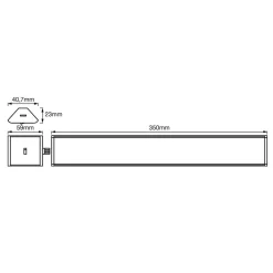 Cabinet Corner underskabslampe 35cm 2 enheder^LEDVANCE Hot