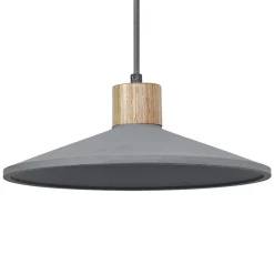 LEDVANCE Pendellamper>Concrete Wood hængelampe, Ø 32 cm, beton, grå
