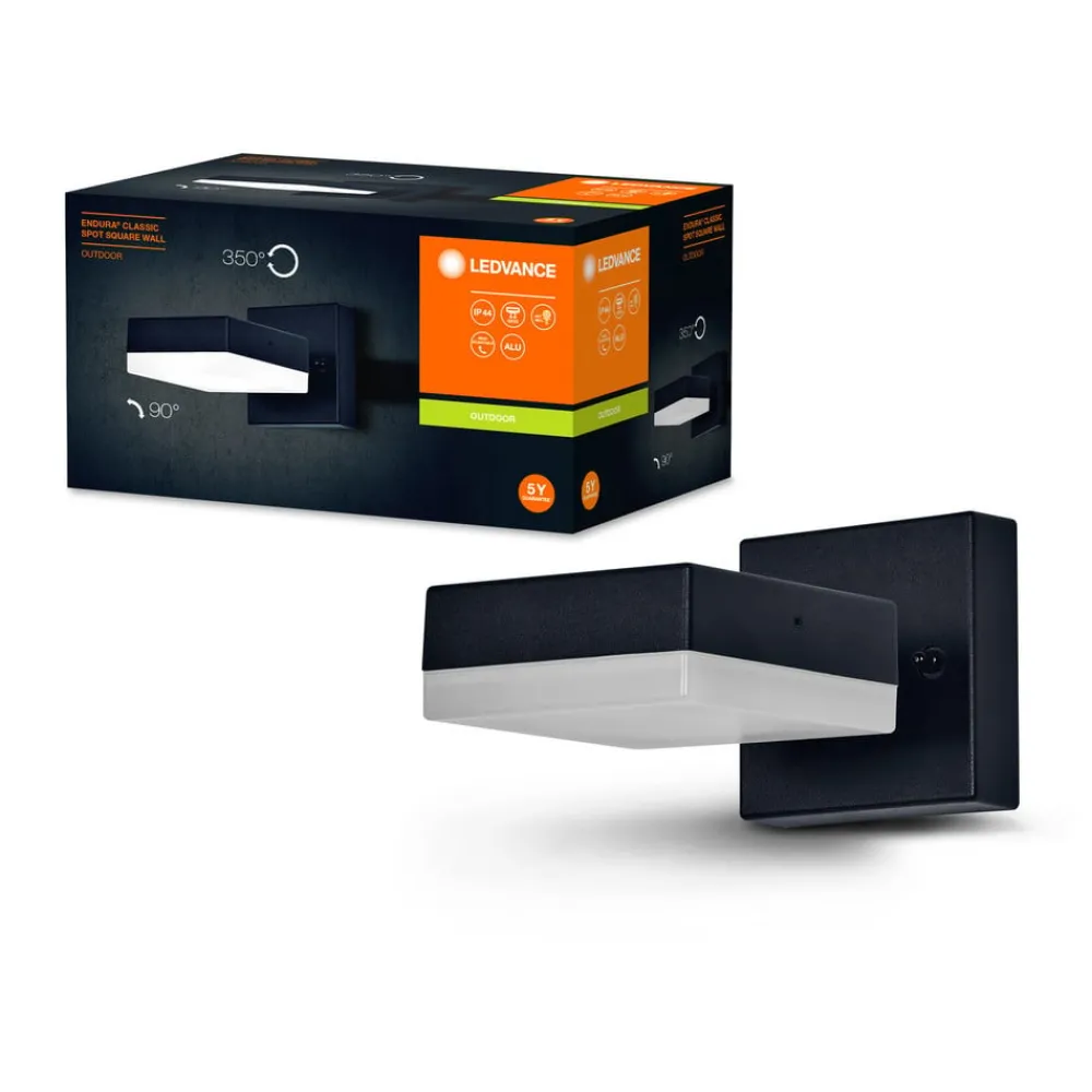 LEDVANCE Endura Classic Spot Square udendørs væglampe