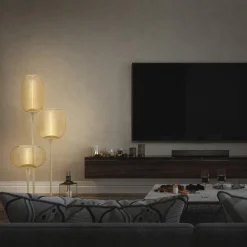 gulvlampe Decor Stick 3-lys. Højde 78 cm, beige^LEDVANCE Outlet