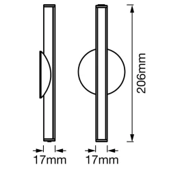 LEDVANCE Væg- Og Spejllamper>LED Stixx USB spejllampe