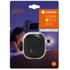 Børn LEDVANCE Lunetta Edge stikdåse-natlampe, sort