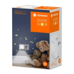 Børn LEDVANCE Lunetta Hall White LED-natlampe, vippes