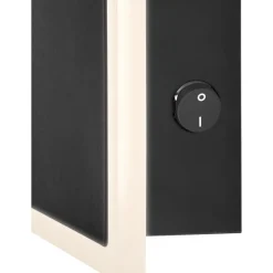 Mars LED-vægspot, 2-lys, 1 spot, sort^LEDVANCE