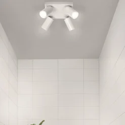 Octagon LED-spot, dæmpbar, 4-lys, firkantet, hvid^LEDVANCE Best