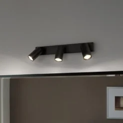 Octagon LED-spotlight, dæmpbar, tre pærer, sort^LEDVANCE Best