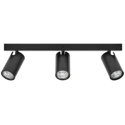 Octagon LED-spotlight, dæmpbar, tre pærer, sort^LEDVANCE Best