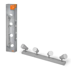 Pear LED-spot GU10 4 lk grå^LEDVANCE Discount