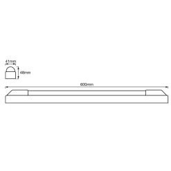 LEDVANCE Power Batten LED-loftlampe 60cm 4,000K