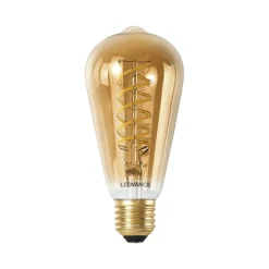 LEDVANCE SMART+ Dæmpbar Led-Pære|Filament Pære>WiFi E27 8W Edison guld 822-850