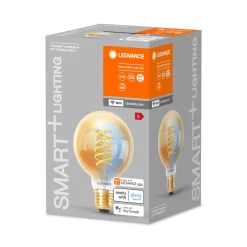 LEDVANCE SMART+ Filament Pære|Smarte Lyskilder>WiFi E27 8W LED G80 guld 822-850