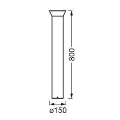 LEDVANCE SMART+ WiFi Eclipse Multicolour Højde 80 cm