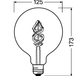 WiFi Filament Globe RGBW E27 4,5 W^LEDVANCE SMART+ Discount