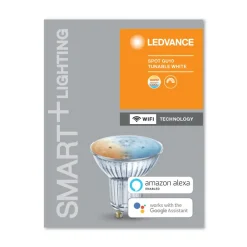 LEDVANCE SMART+ WiFi GU10-reflektor 4,9 W 45° CCT