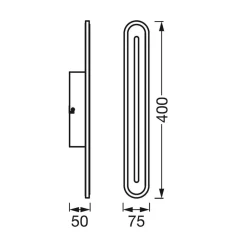 WiFi Orbis Badevæg 40 cm sort^LEDVANCE SMART+