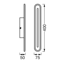 WiFi Orbis Badevæg 40 cm hvid^LEDVANCE SMART+ Hot