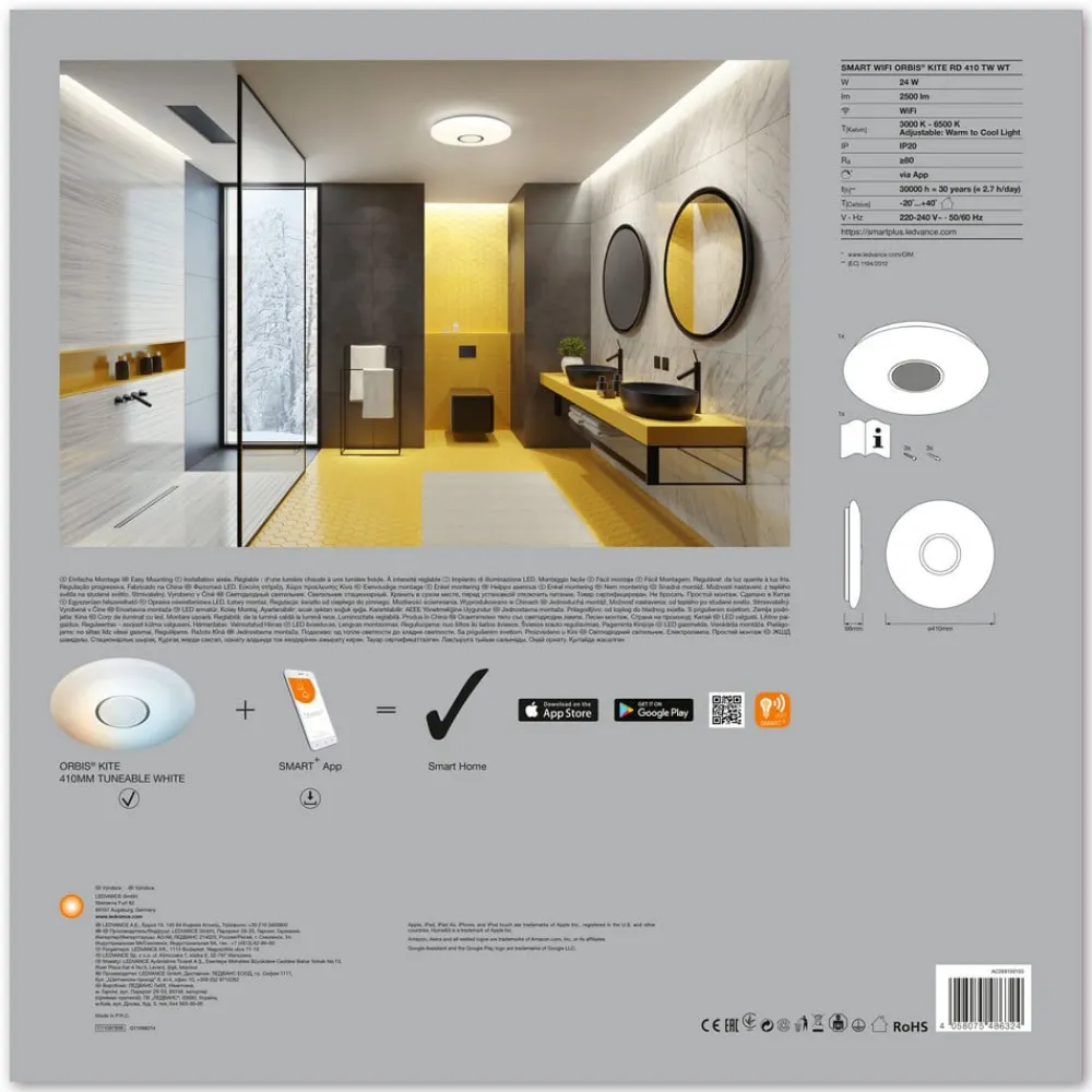 LEDVANCE SMART+ Loftlamper>WiFi Orbis Kite 3000-6500 K 41 cm